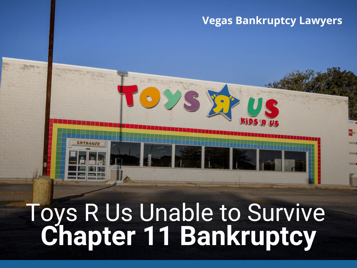 Toys R Us Unable to Survive Chapter 11 Bankruptcy