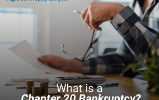 What is a Chapter 20 Bankruptcy?