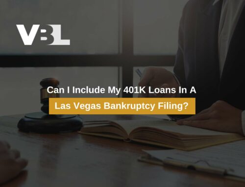 Can I Include My 401K Loans In A Las Vegas Bankruptcy Filing?