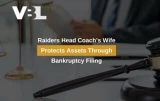 Raiders Head Coach’s Wife Protects Assets Through Bankruptcy Filing