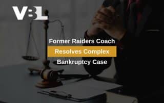 Former Raiders Coach Resolves Complex Bankruptcy Case